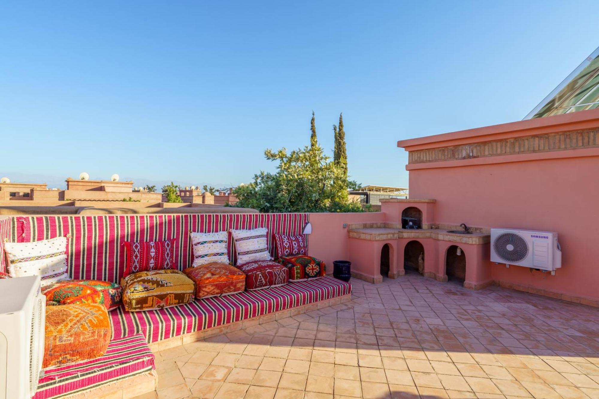 Villa Riad Sultana - Piscine Privee Chauffee Marrakesch Exterior foto